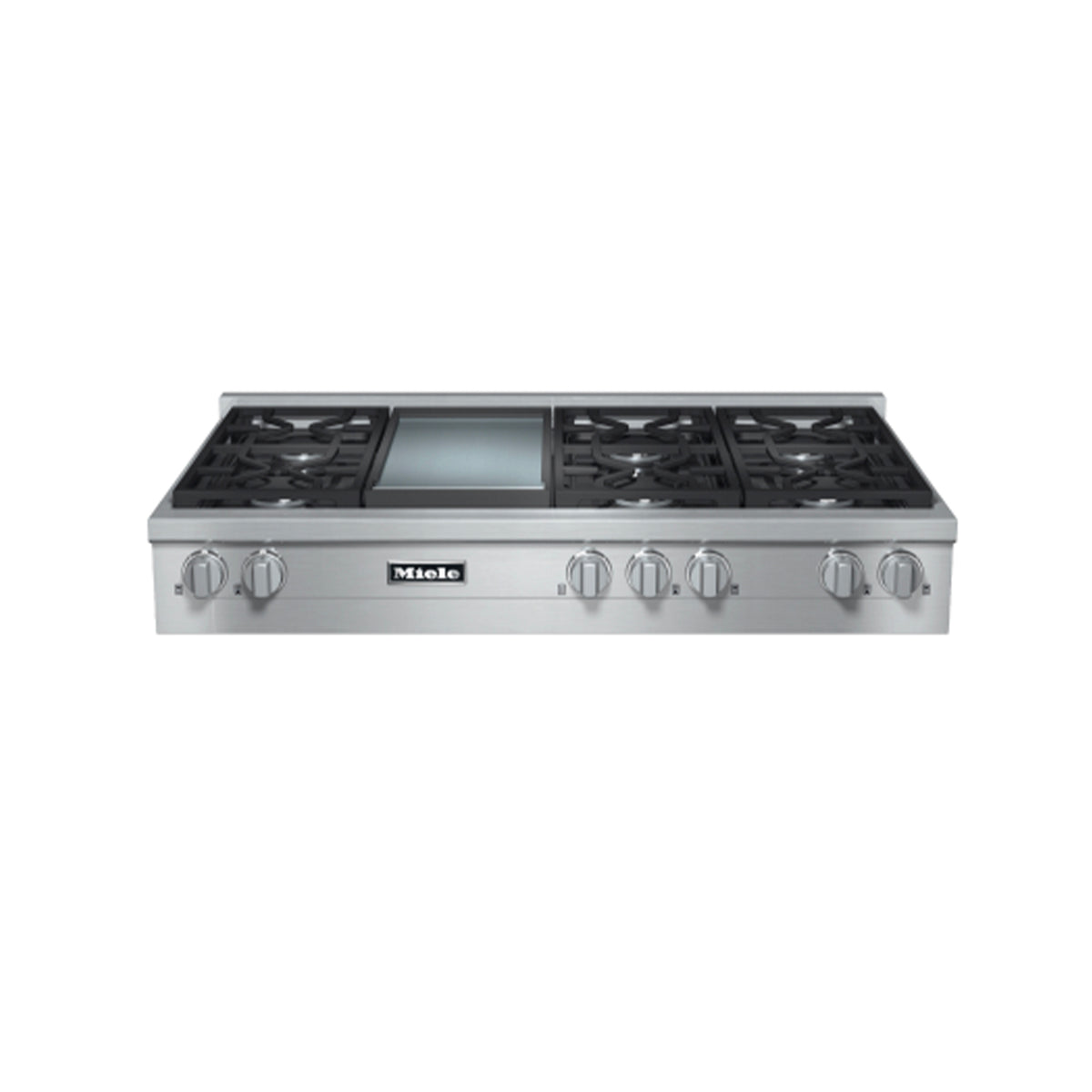 Miele Certified KMR 1356-1 48" Stainless Steel Rangetop with Griddle