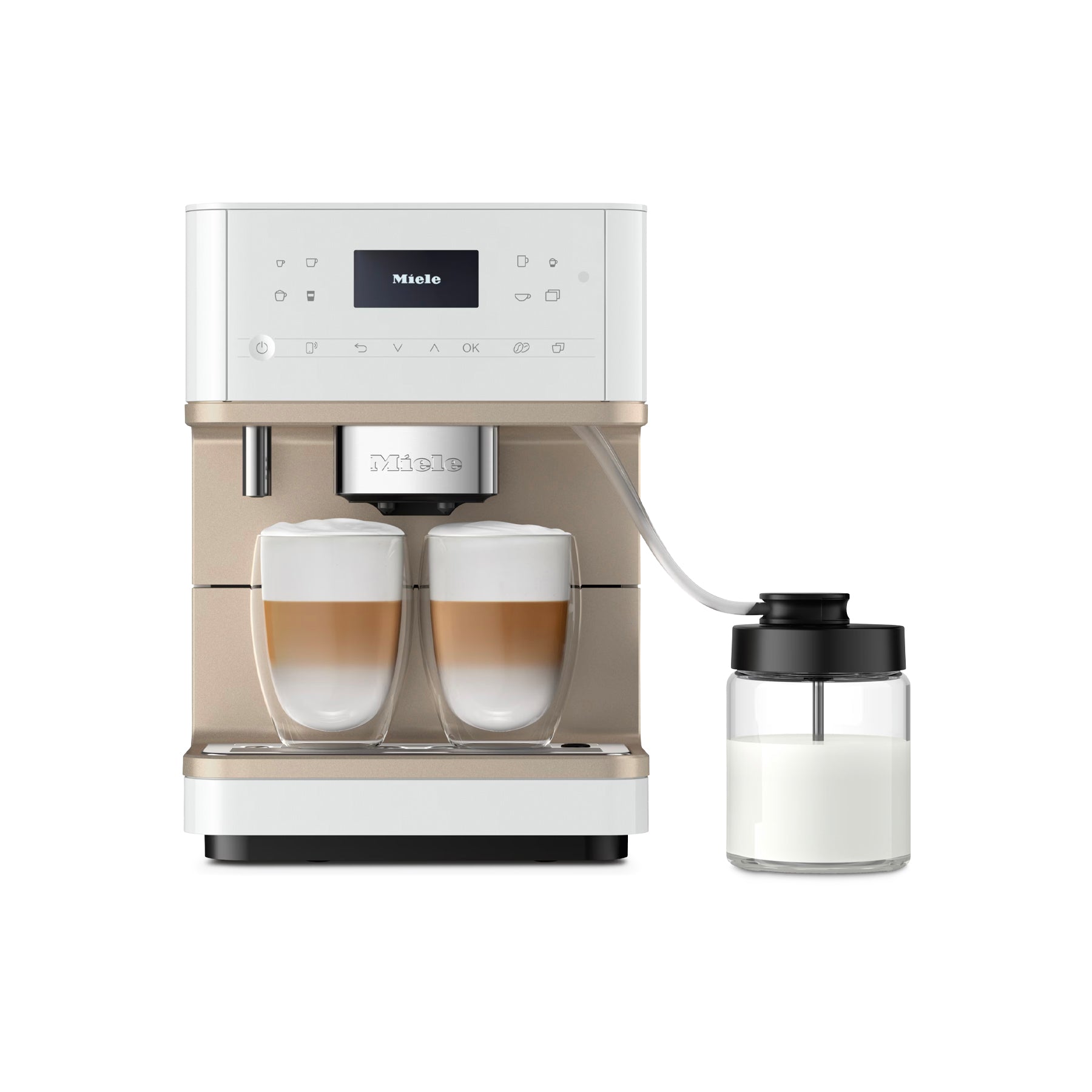 Miele MilkPerfection CM 6360 Lotus White-CM Countertop Coffee Machine