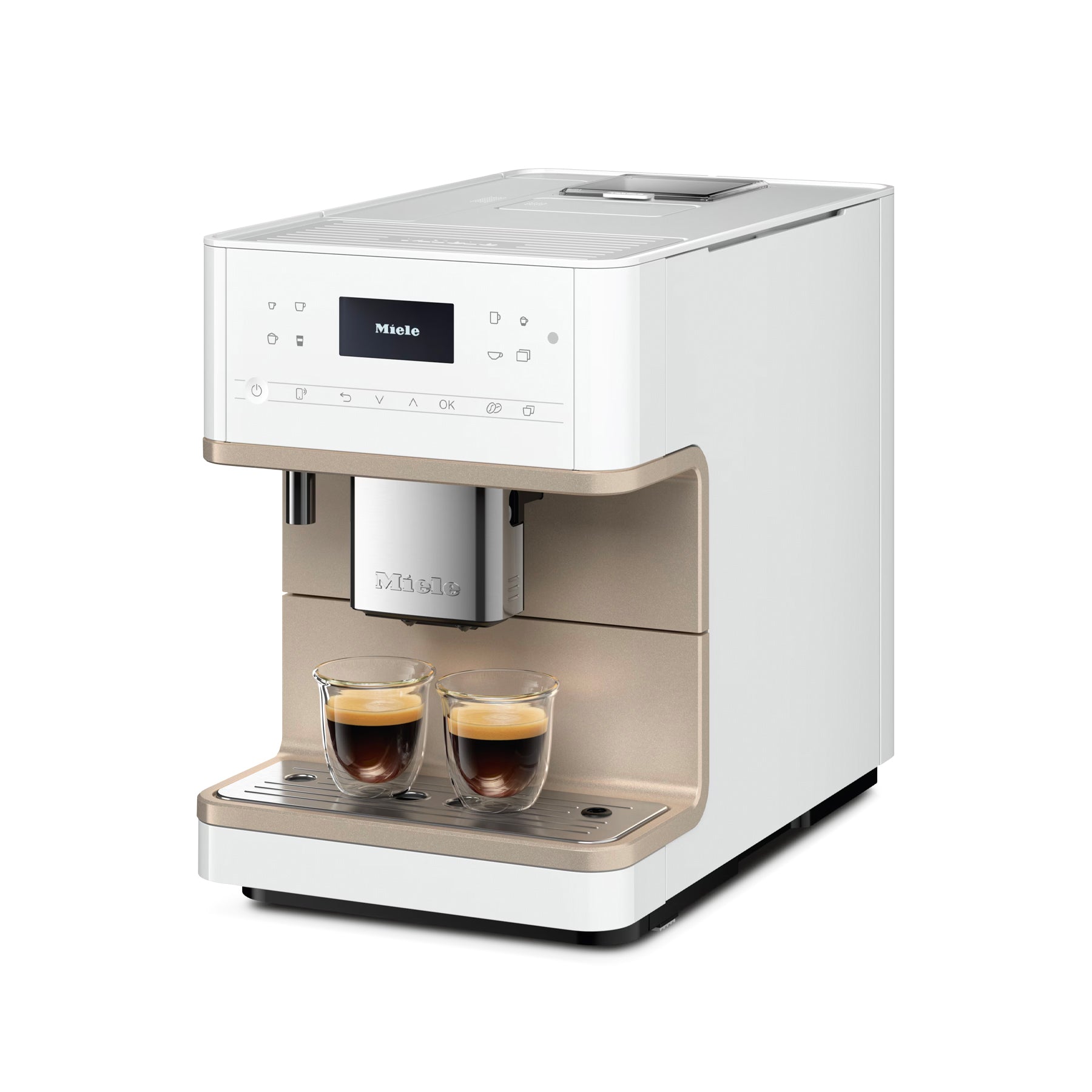 Miele MilkPerfection CM 6360 Lotus White-CM Countertop Coffee Machine