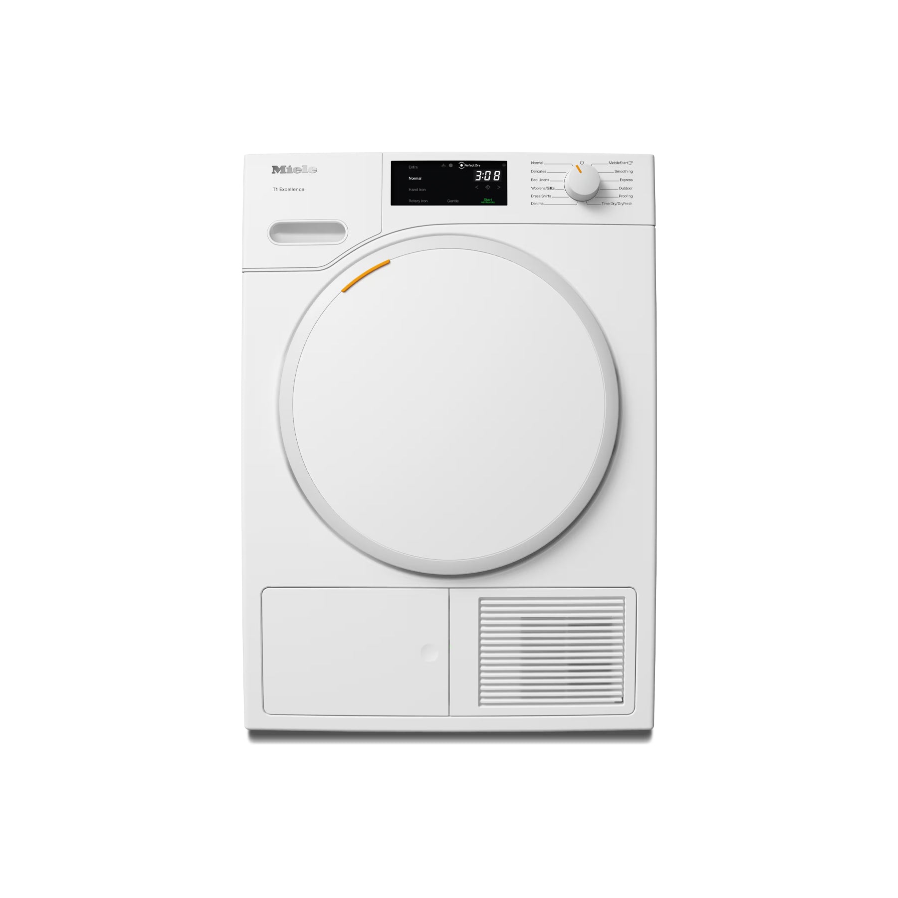 Miele TXD160WP 24" Lotus White Front Load Smart Electric Dryer