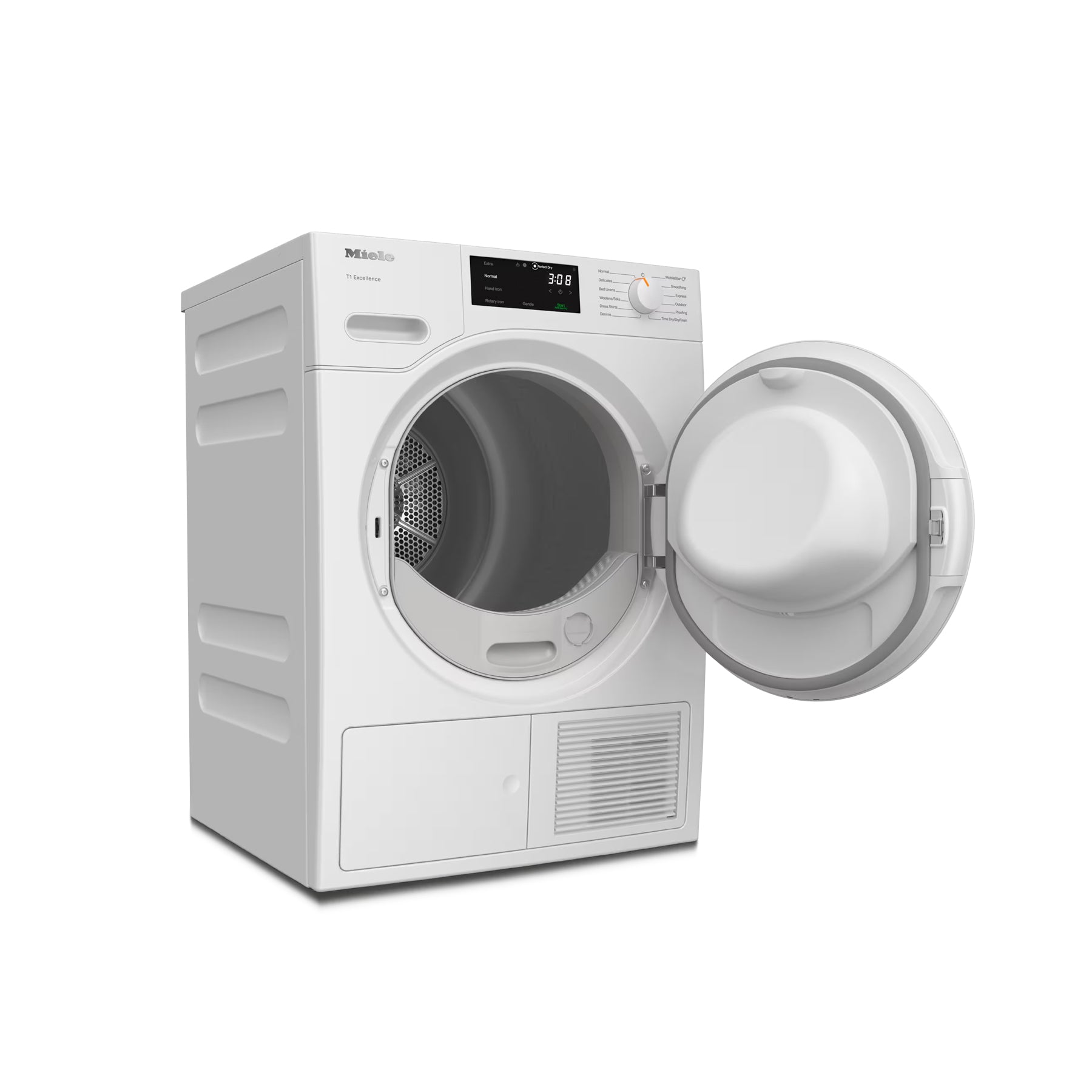 Miele TXD160WP 24" Lotus White Front Load Smart Electric Dryer