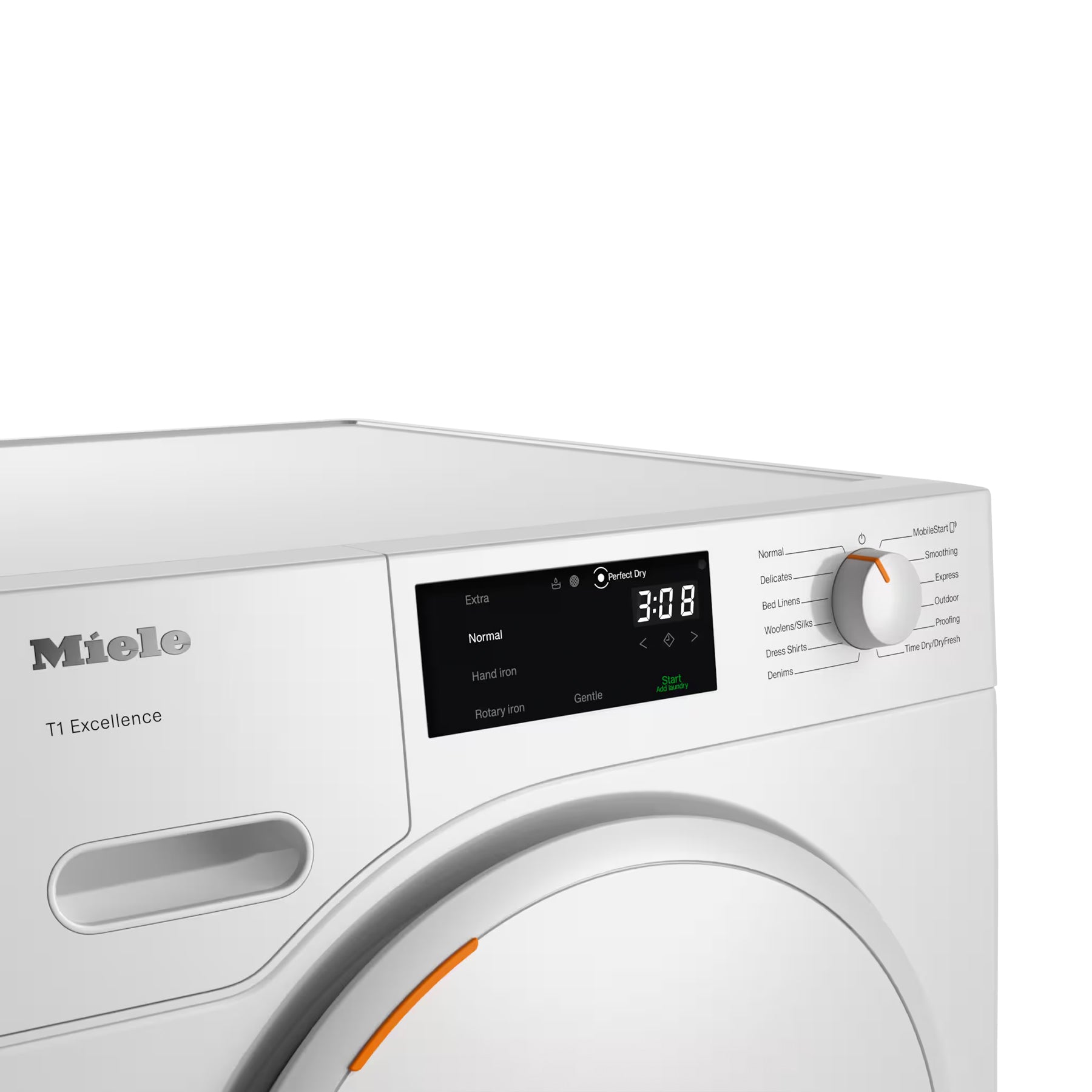 Miele TXD160WP 24" Lotus White Front Load Smart Electric Dryer