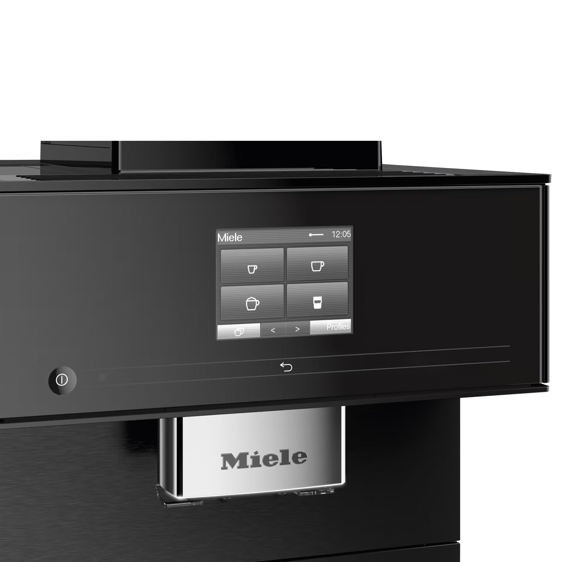 Miele Certified CM 7750 CoffeeSelect Obsidian Black Countertop Coffee Machine