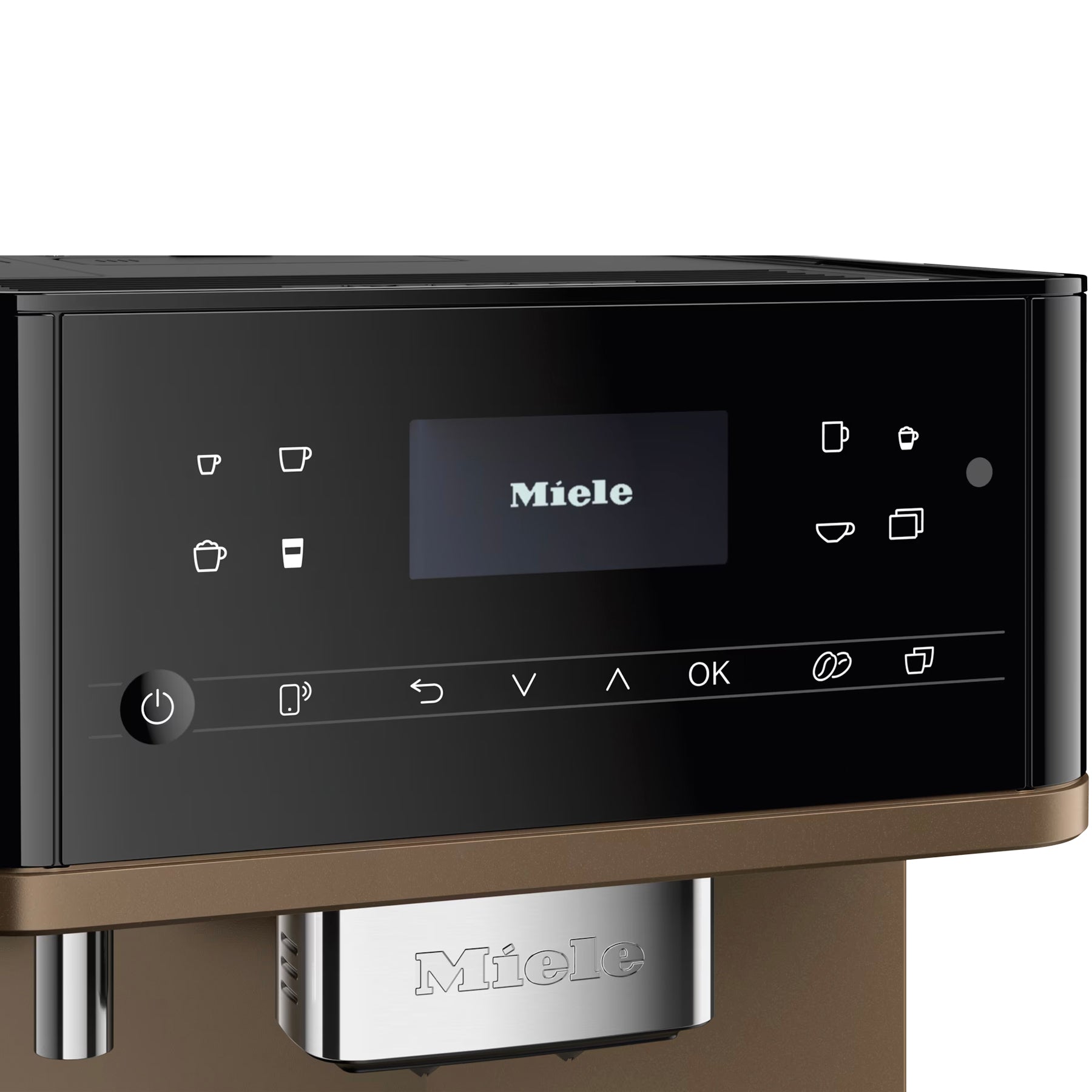 Miele MilkPerfection CM 6360 Obsidian black.BronzePF Countertop Coffee Machine