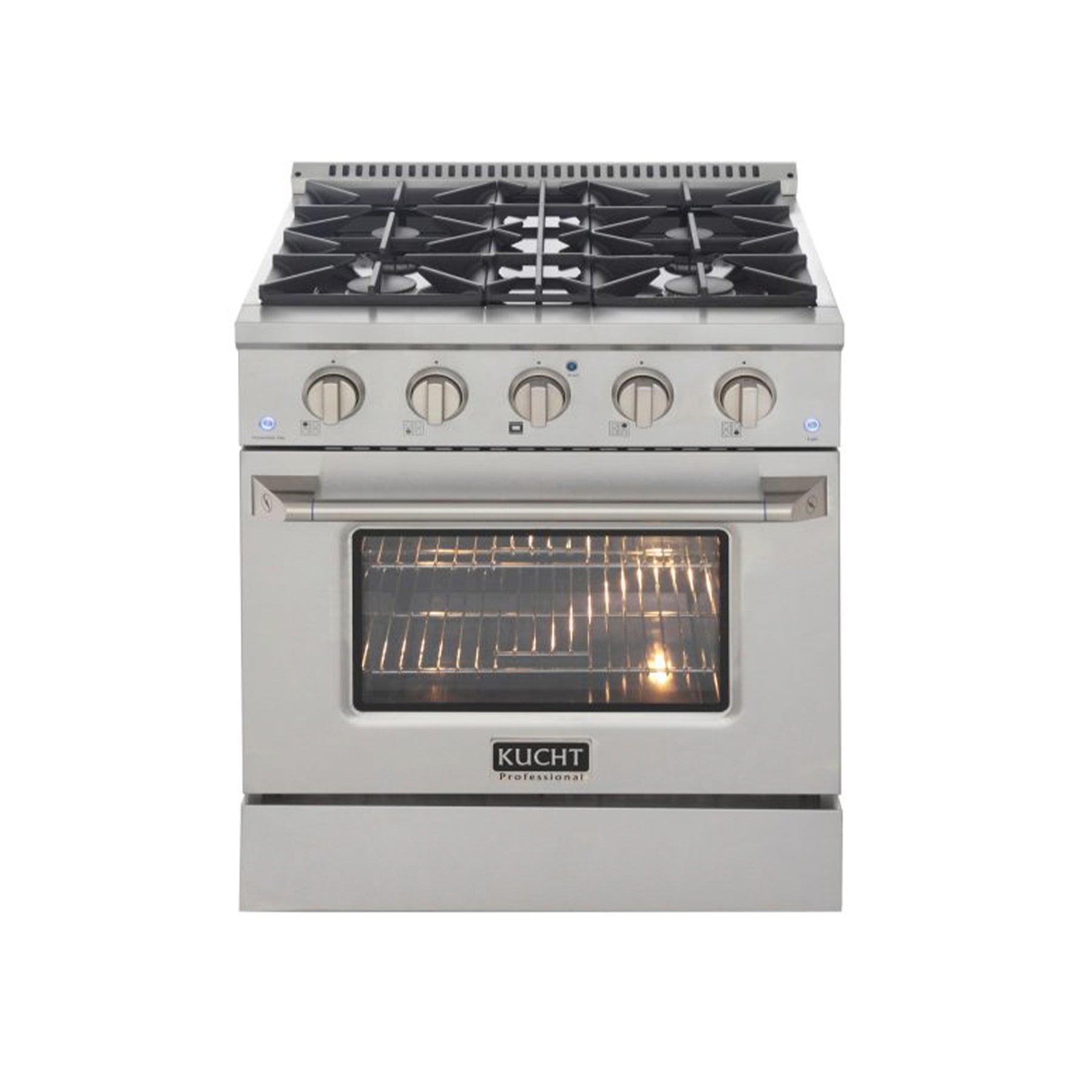 Kucht Professional Pro-Style KDF302 30" Stainless Steel Dual Fuel Range