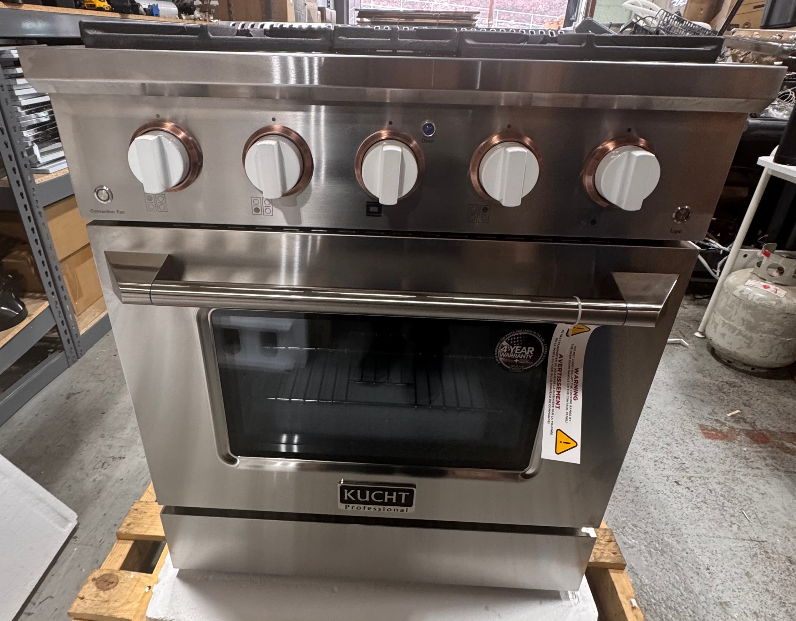 Kucht Professional KNG301 30″ Stainless Steel Pro Class Gas Range