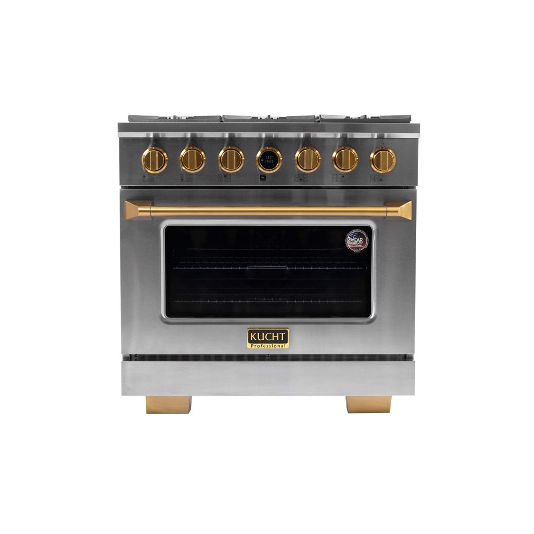 Kucht Professional KXP36-GL 36″ Stainless Steel Dual Fuel Range