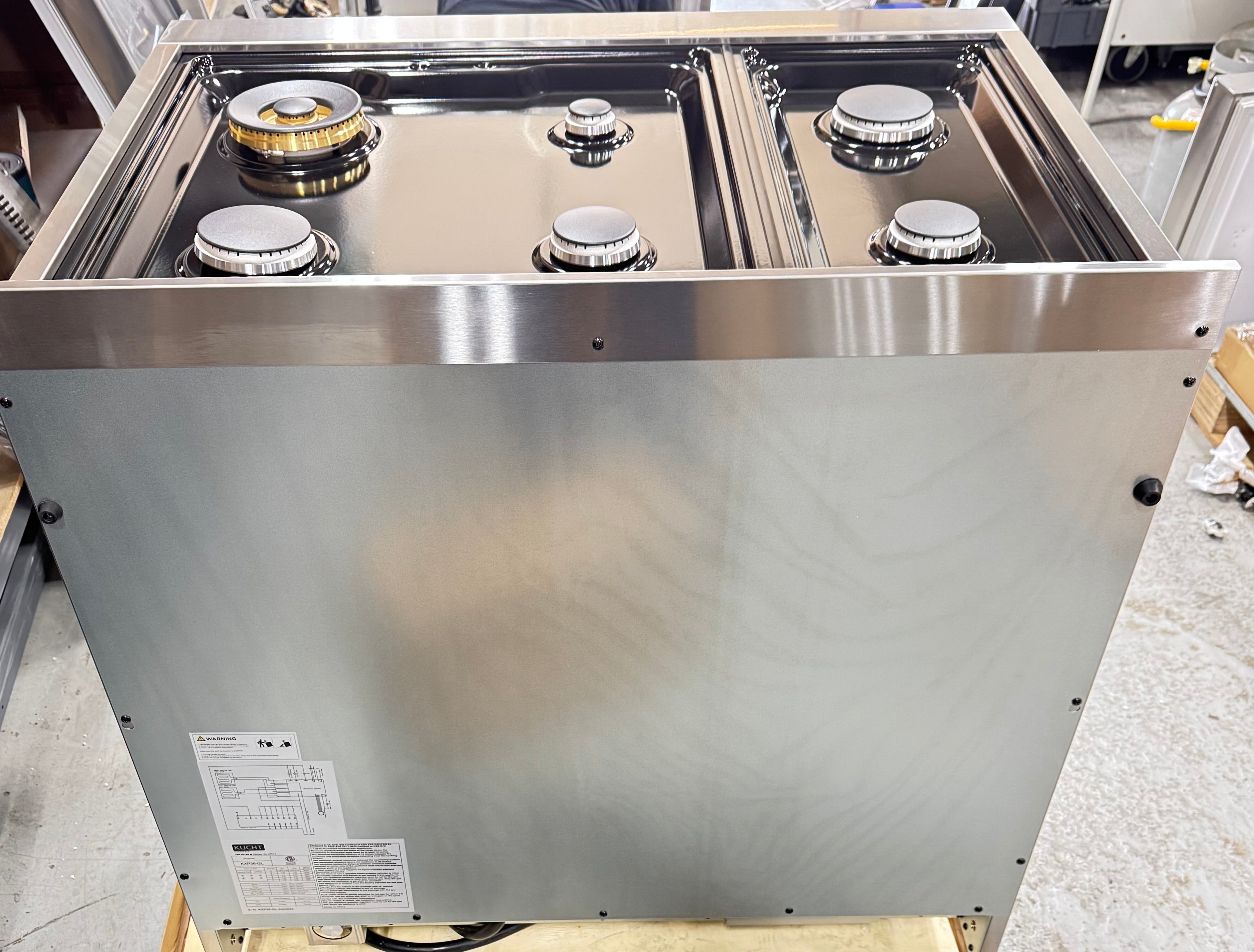 Kucht Professional KXP36-GL 36″ Stainless Steel Dual Fuel Range