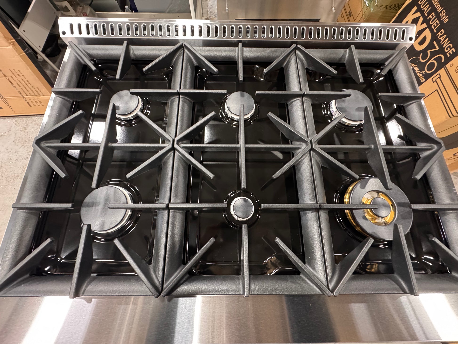 Kucht Professional KXP36-SS 36" Stainless Steel Dual Fuel Range