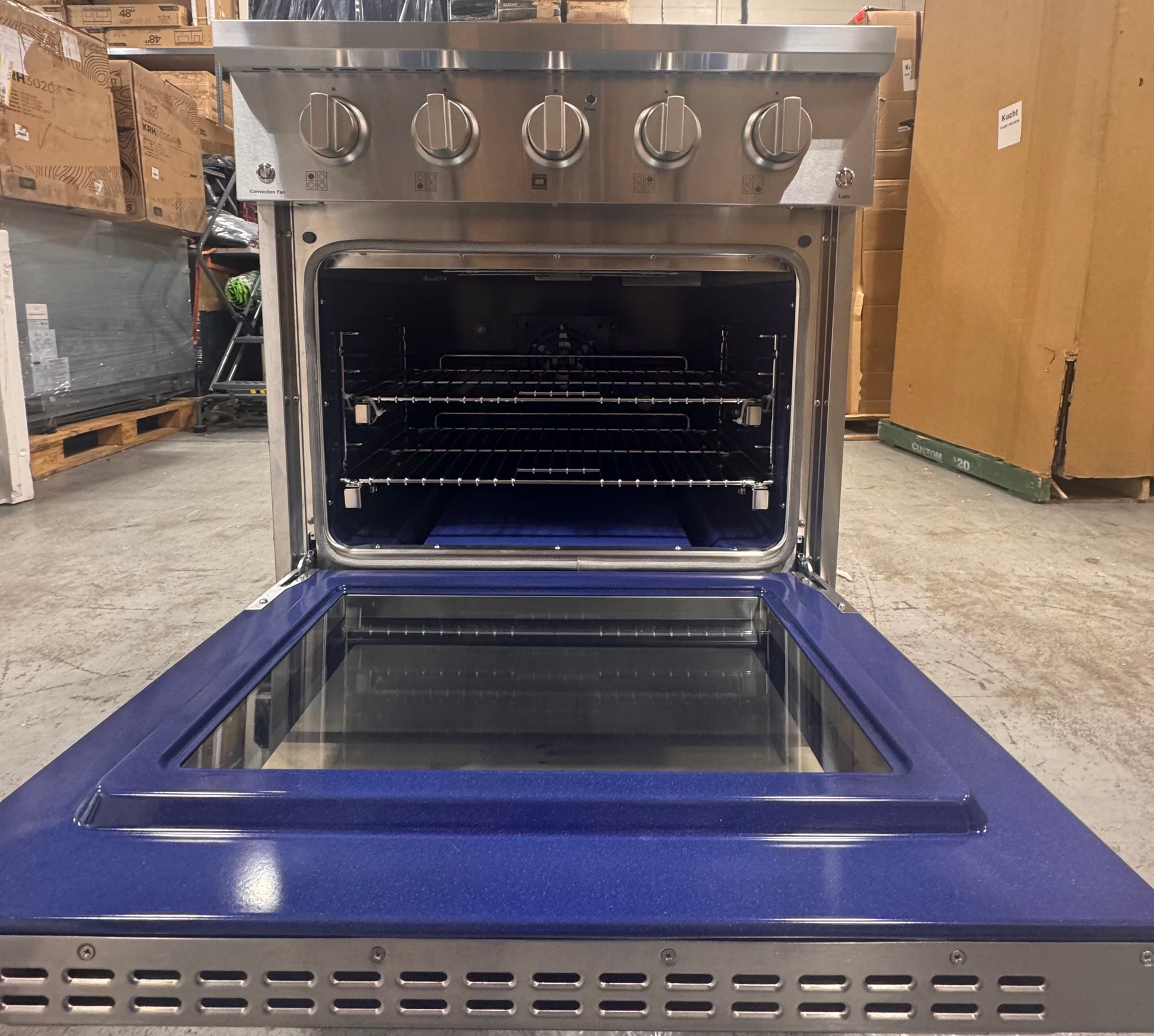 Kucht Professional Pro-Style KDF302 30" Stainless Steel Dual Fuel Range