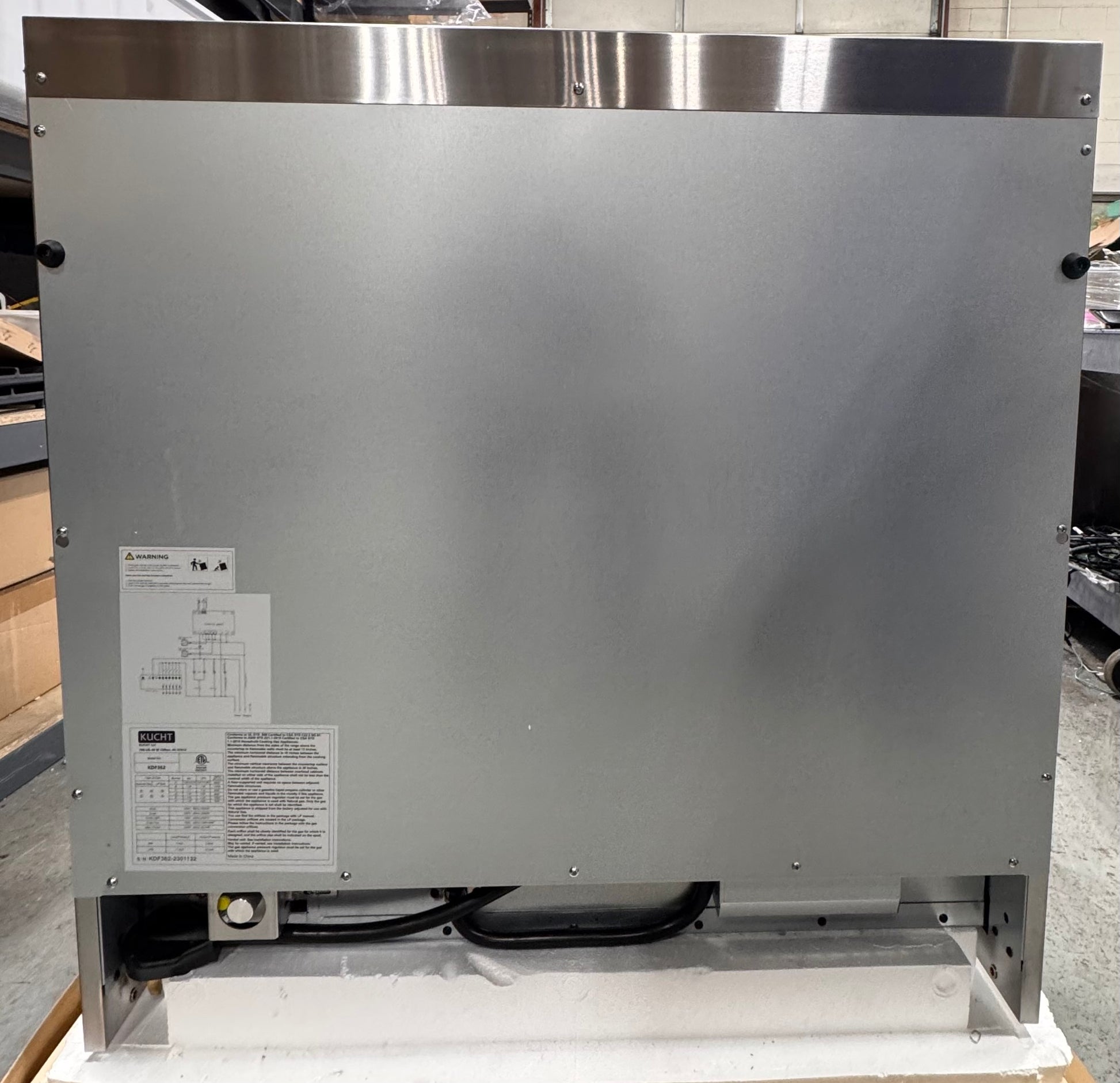 Kucht Professional Pro-Class KDF362 36" Stainless Steel Dual Fuel Range