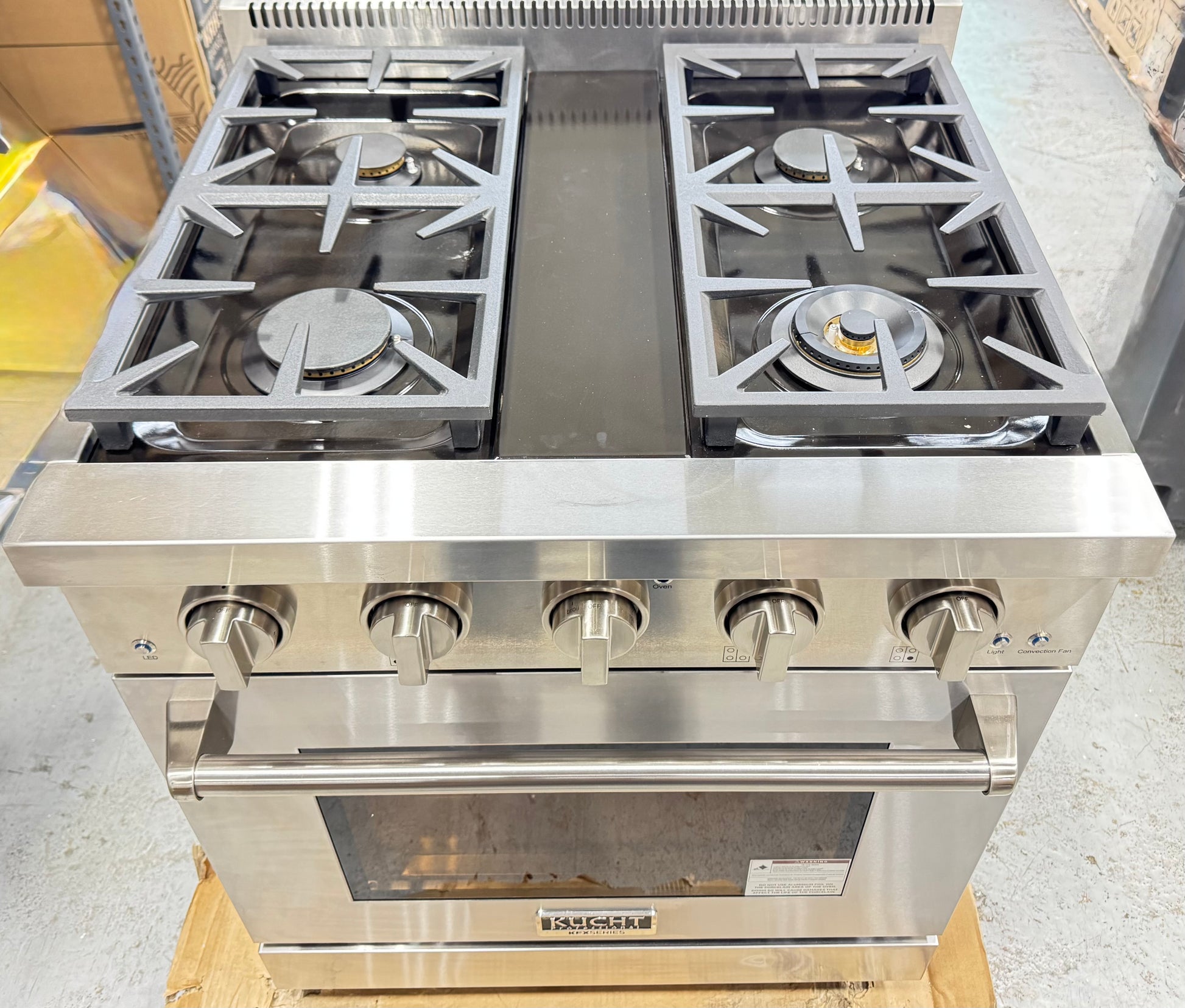 Kucht Professional KFX300 30" Stainless Steel Gas Range