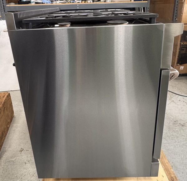 Kucht Professional KFX300 30" Stainless Steel Gas Range with Black Knobs