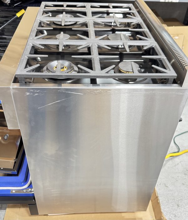 Kucht Professional KFX360 36″ Stainless Steel Gas Range with Black Door