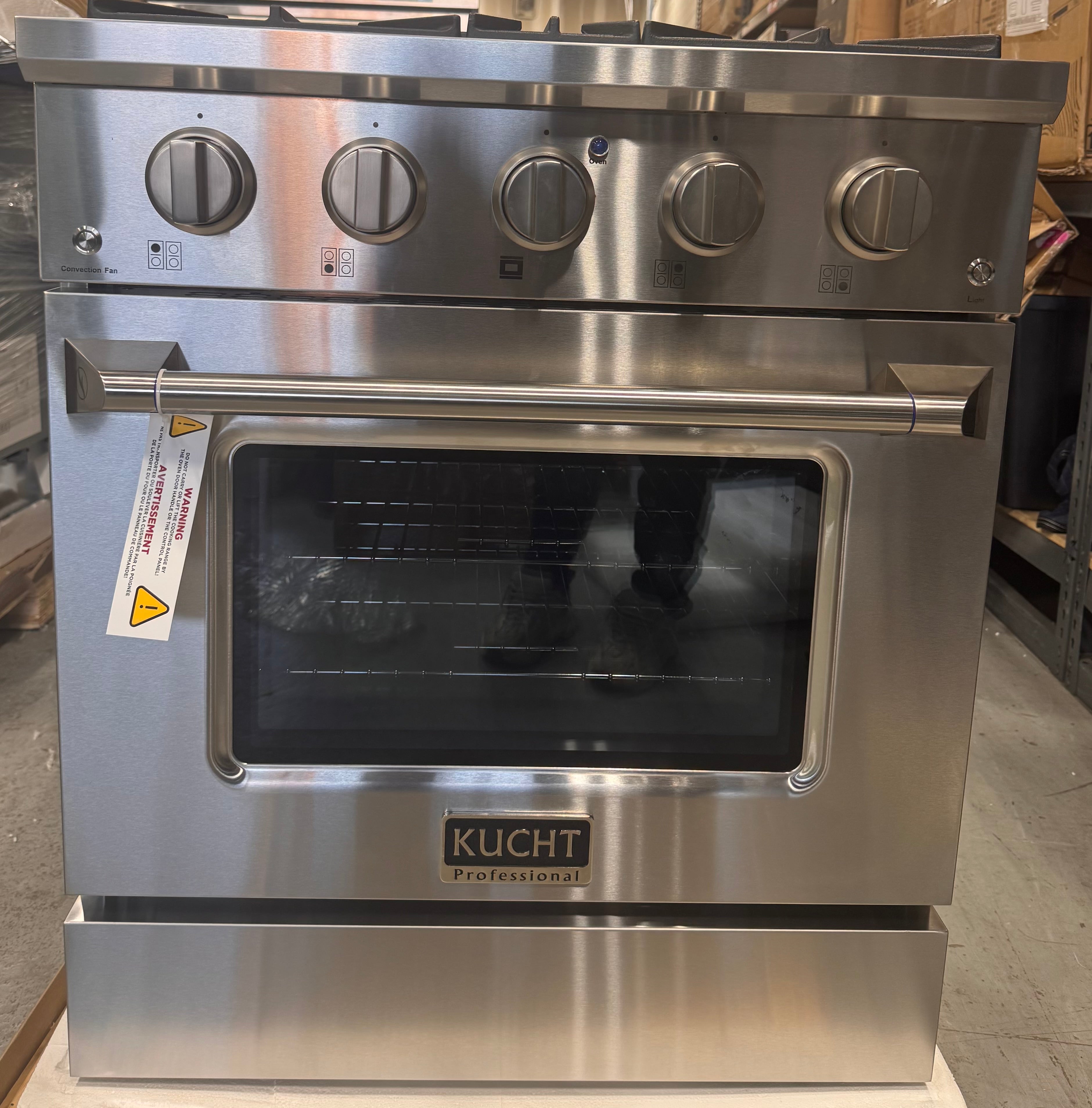 Kucht Professional KNG301/LP 30″ Stainless Steel Gas Range