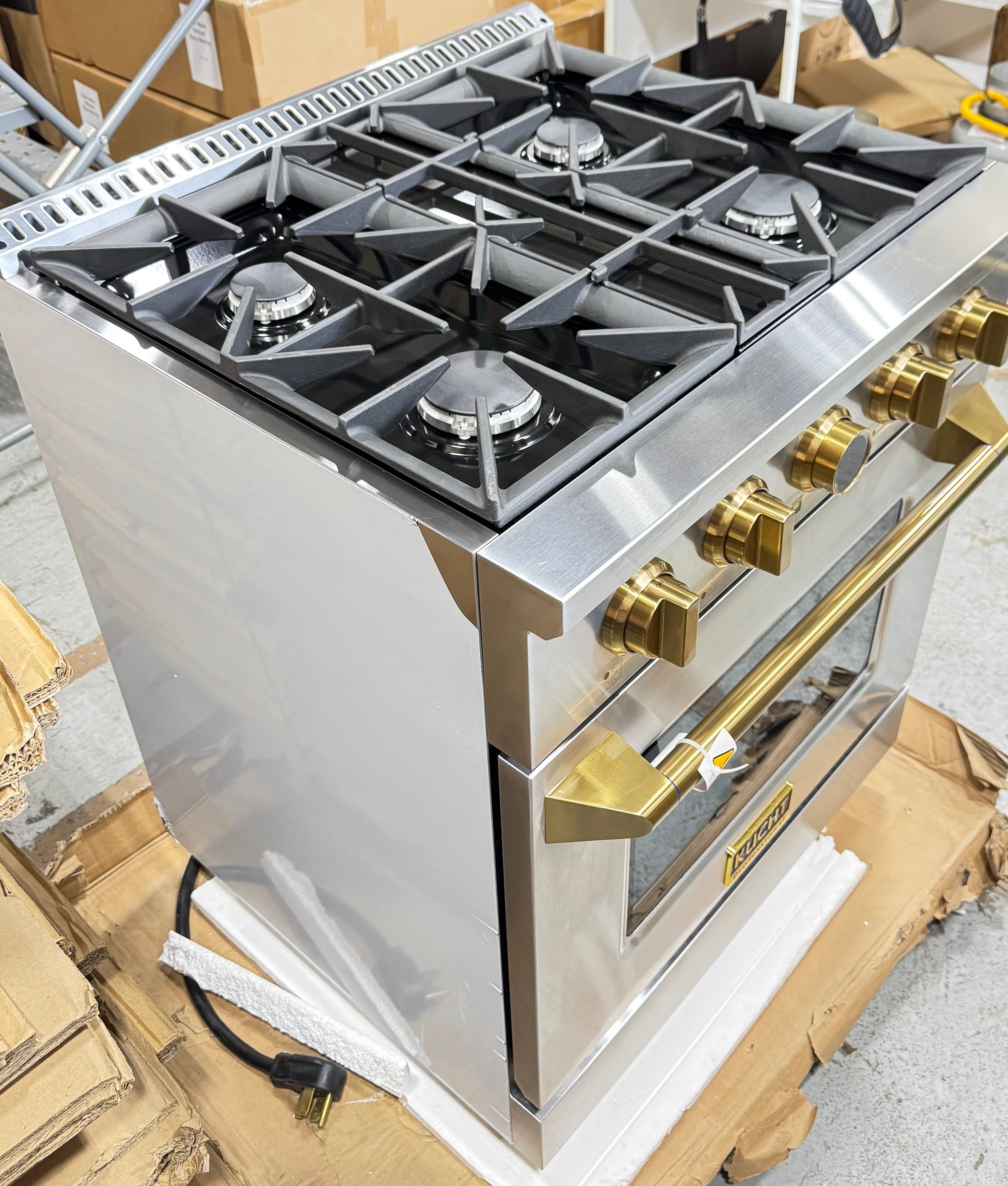 Kucht Professional 30" Stainless Steel Dual Fuel Range