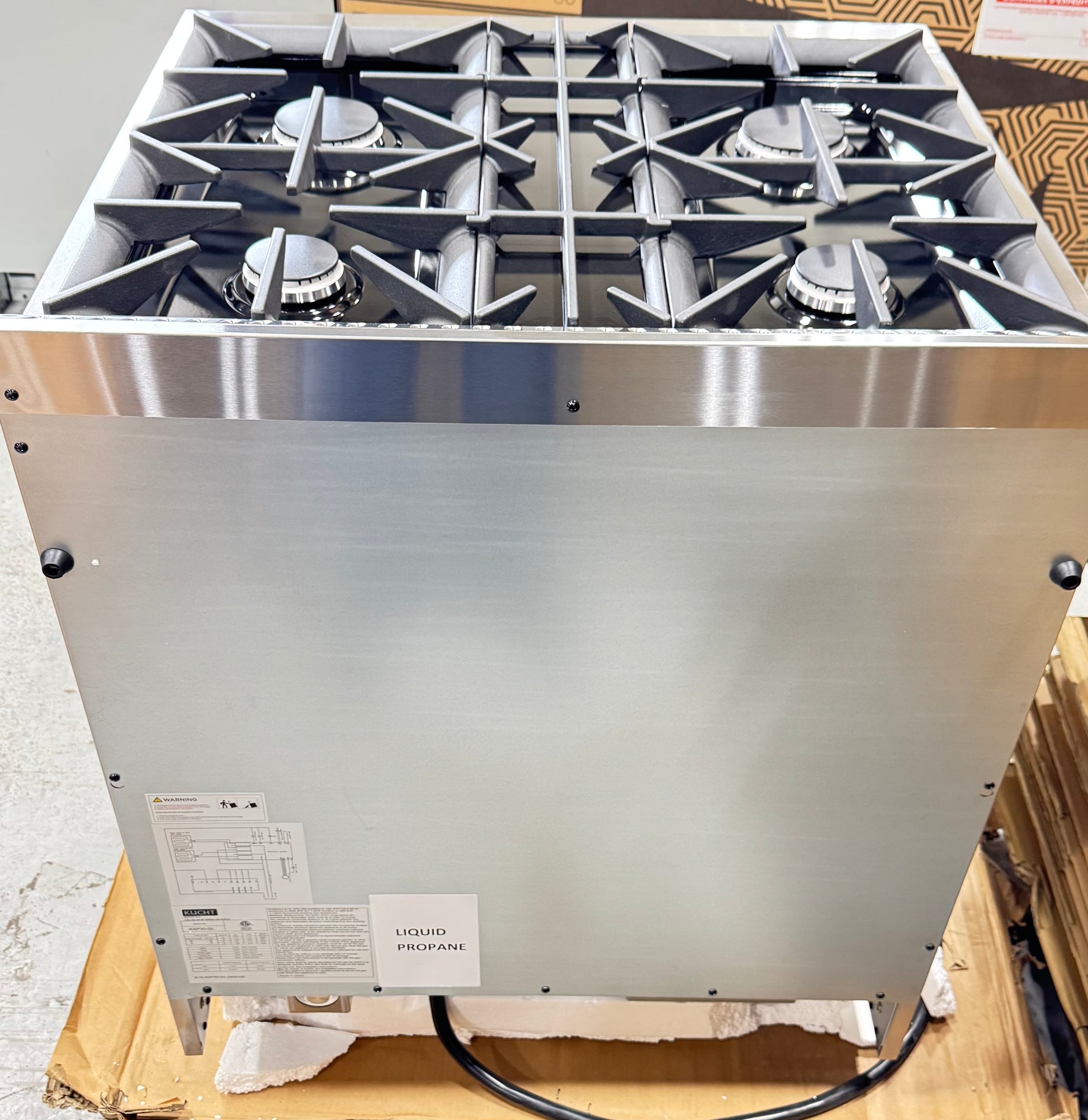 Kucht Professional 30" Stainless Steel Dual Fuel Range