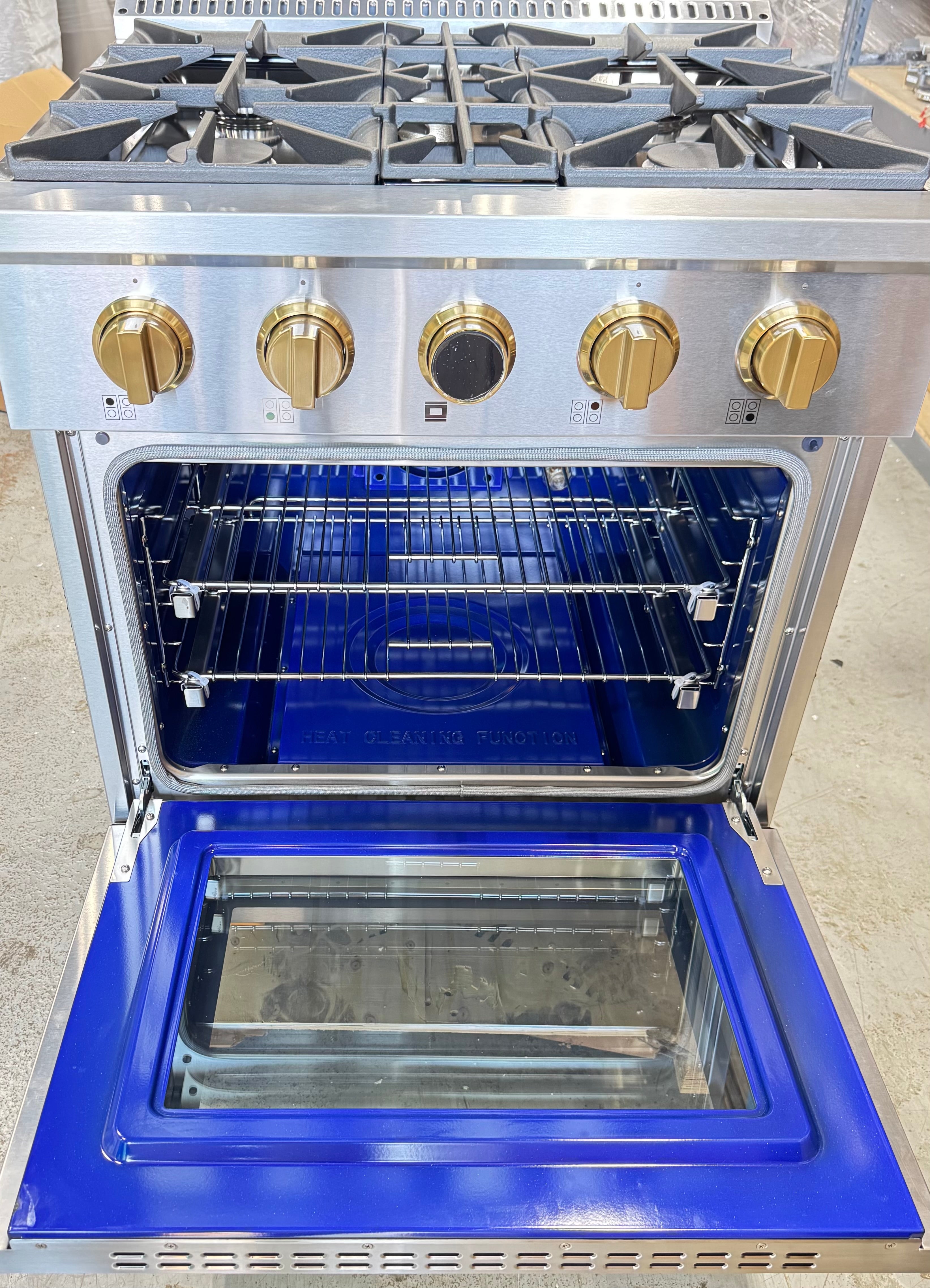 Kucht Professional KXP30-GL 30" Stainless Steel Dual Fuel Range