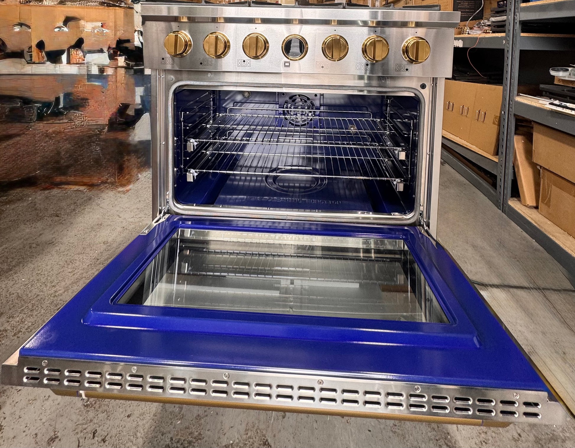 Kucht Professional KXP36-GL 36" Stainless Steel Dual Fuel Range