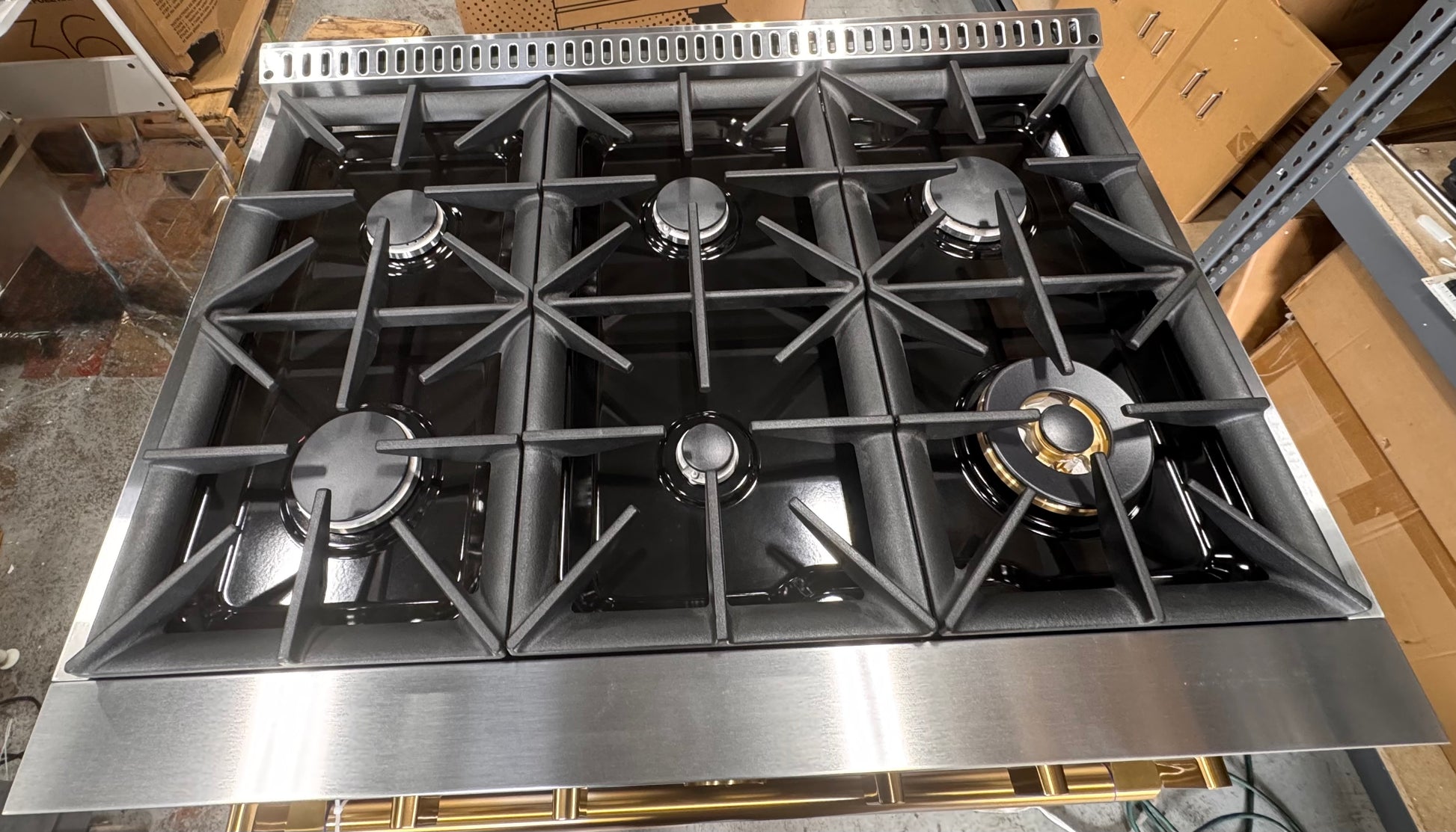 Kucht Professional KXP36-GL 36" Stainless Steel Dual Fuel Range