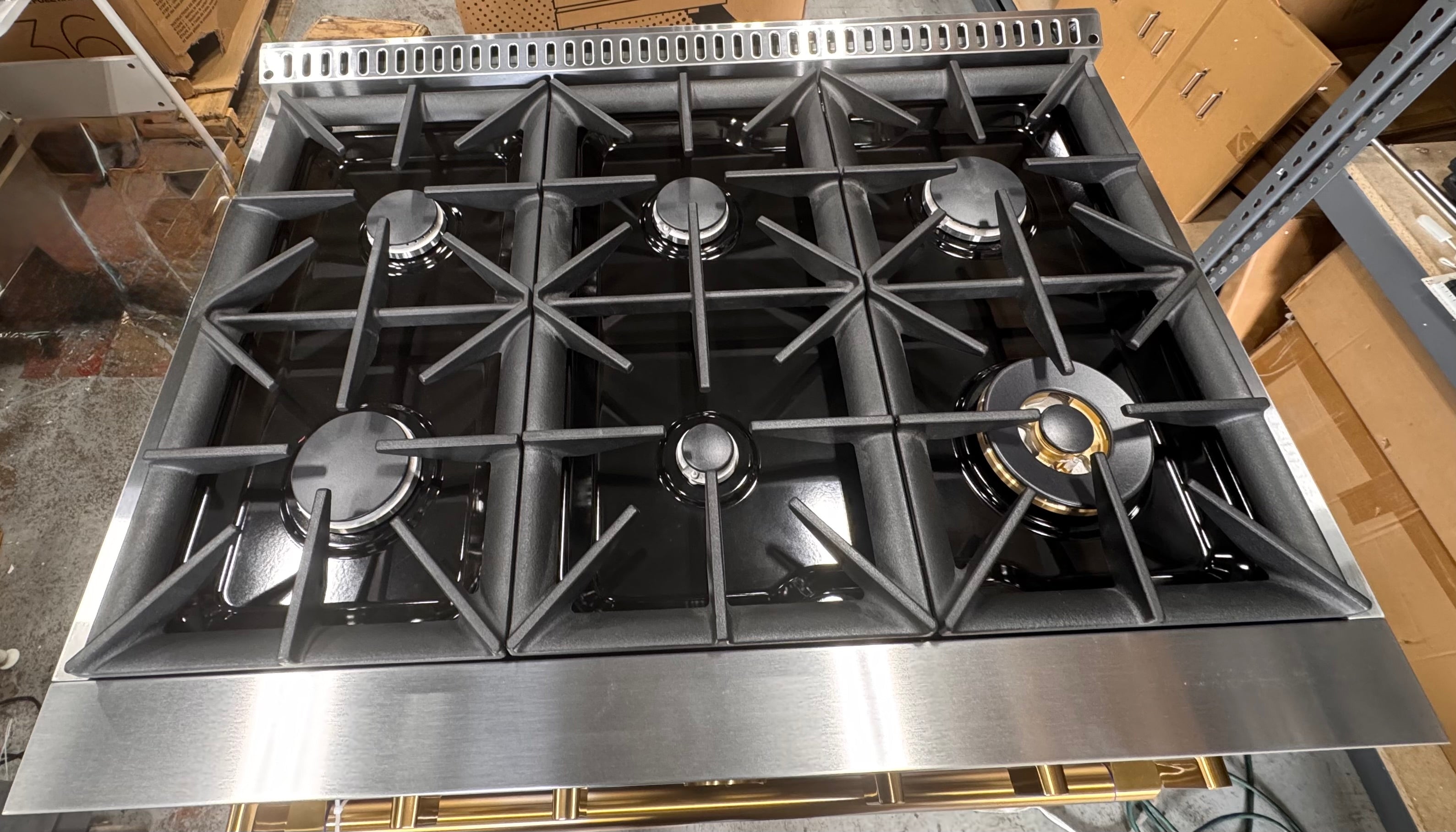 Kucht Professional KXP36-GL 36" Stainless Steel Dual Fuel Range