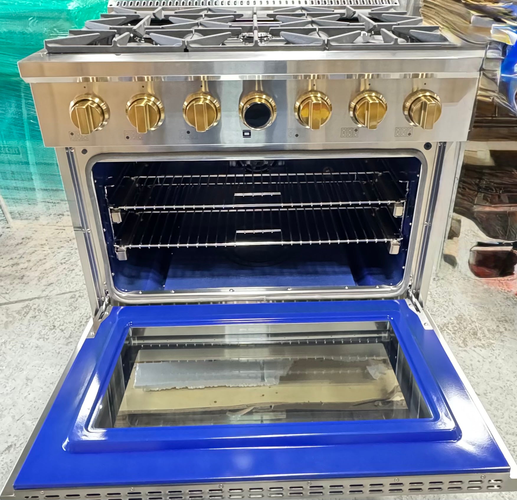 Kucht Professional KXP36-GL 36" Stainless Steel Dual Fuel Range