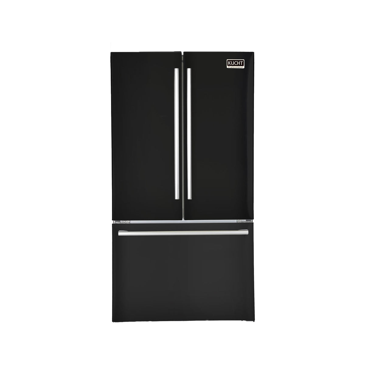 Kucht Professional K748FDK 36" Black French Door Refrigerator