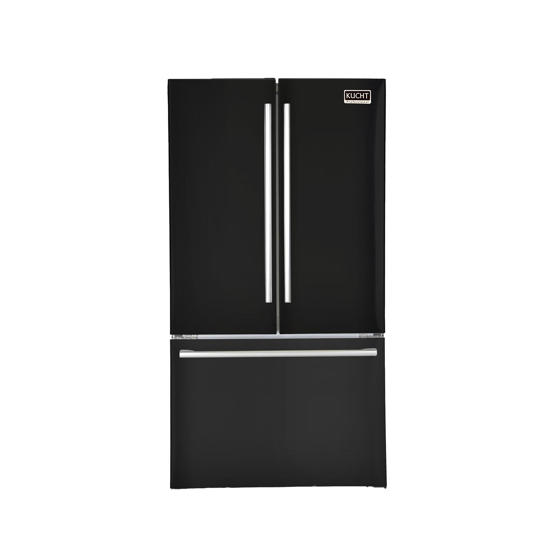 Kucht Professional K748FDK 36" Black French Door Refrigerator