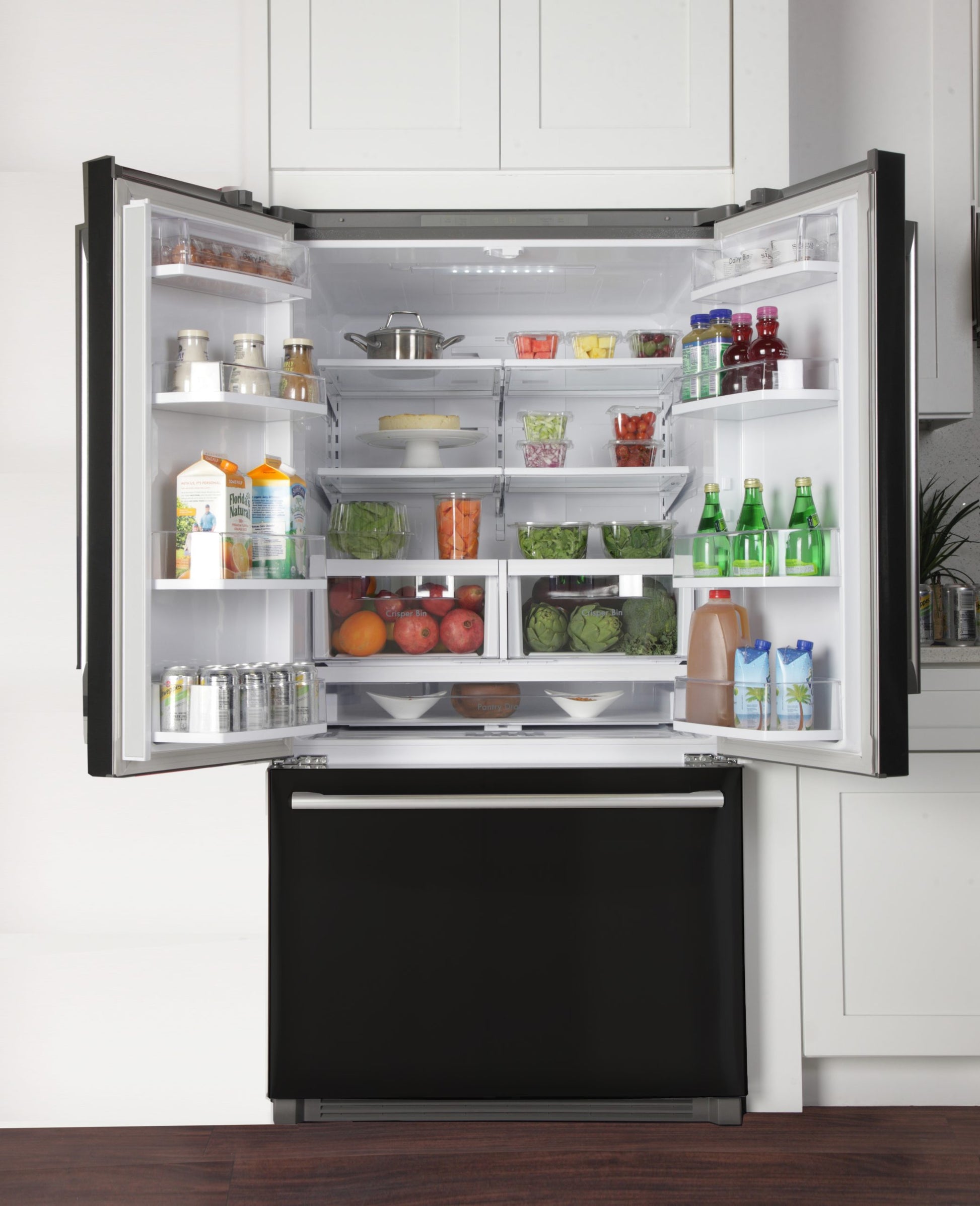 Kucht Professional K748FDK 36" Black French Door Refrigerator