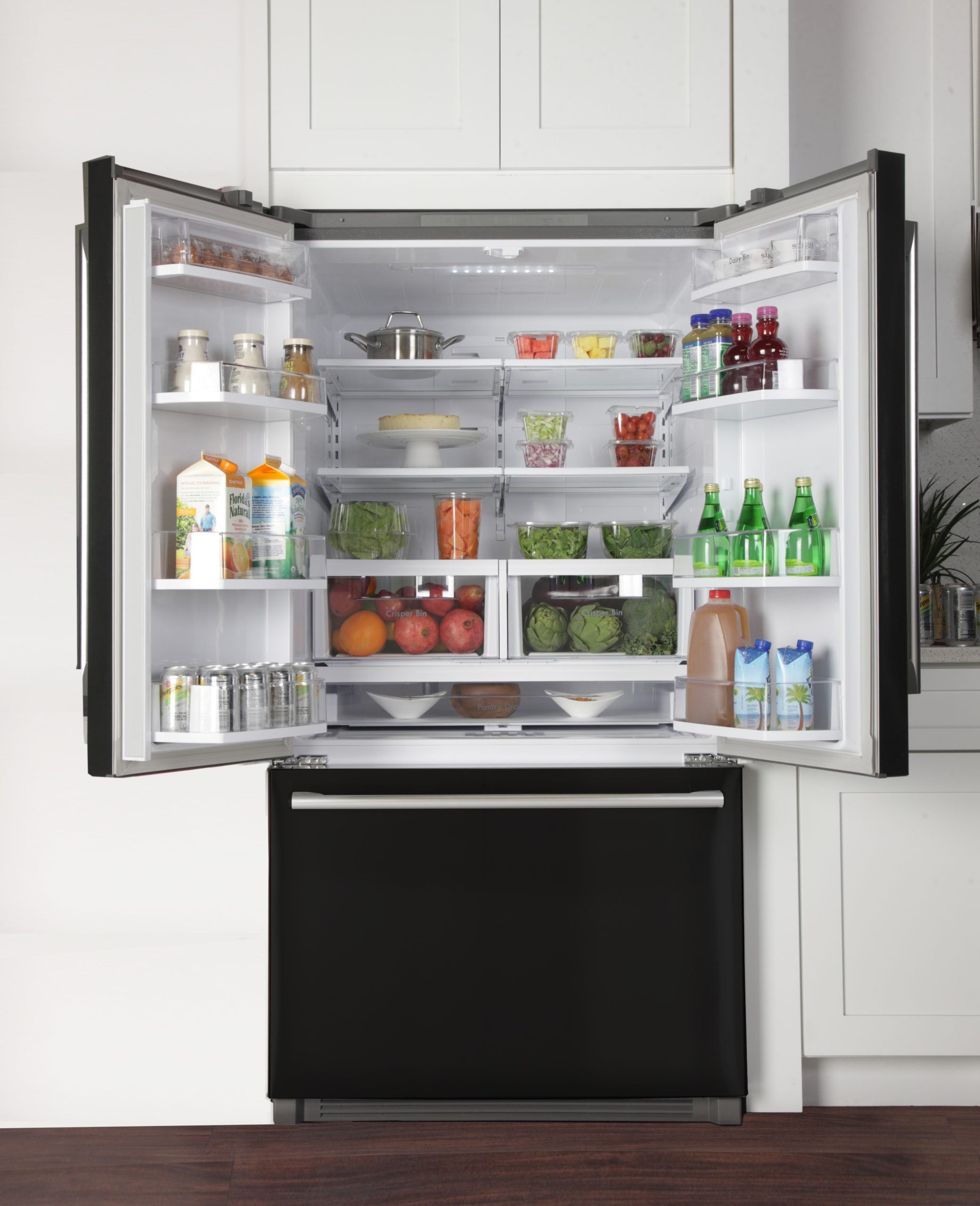 Kucht Professional K748FDK 36" Black French Door Refrigerator