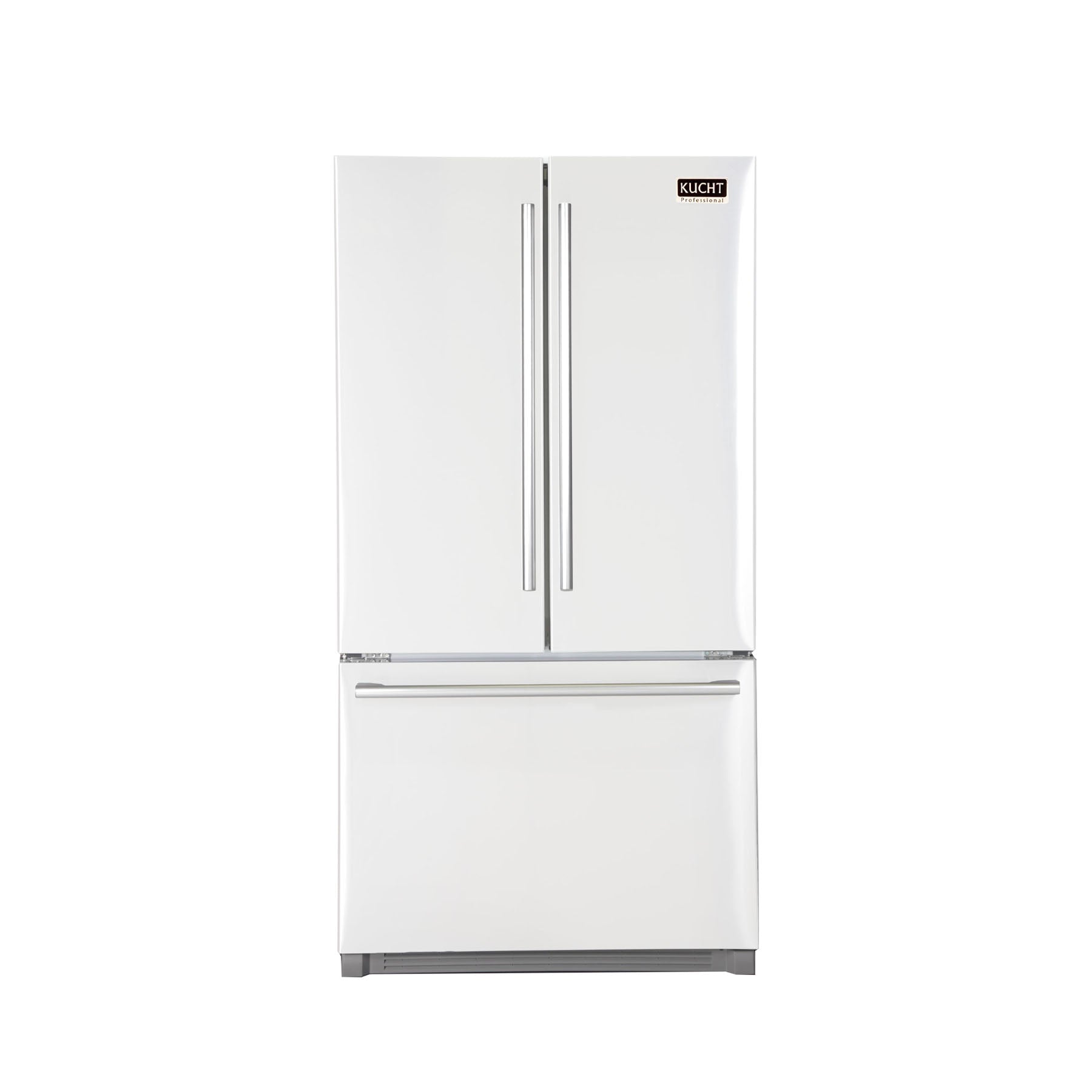 Kucht Professional K748FDW 36" White French Door Refrigerator