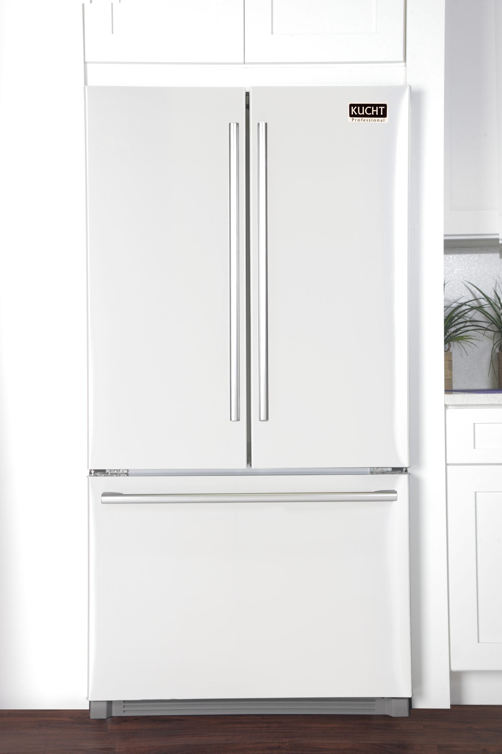 Kucht Professional K748FDW 36" White French Door Refrigerator
