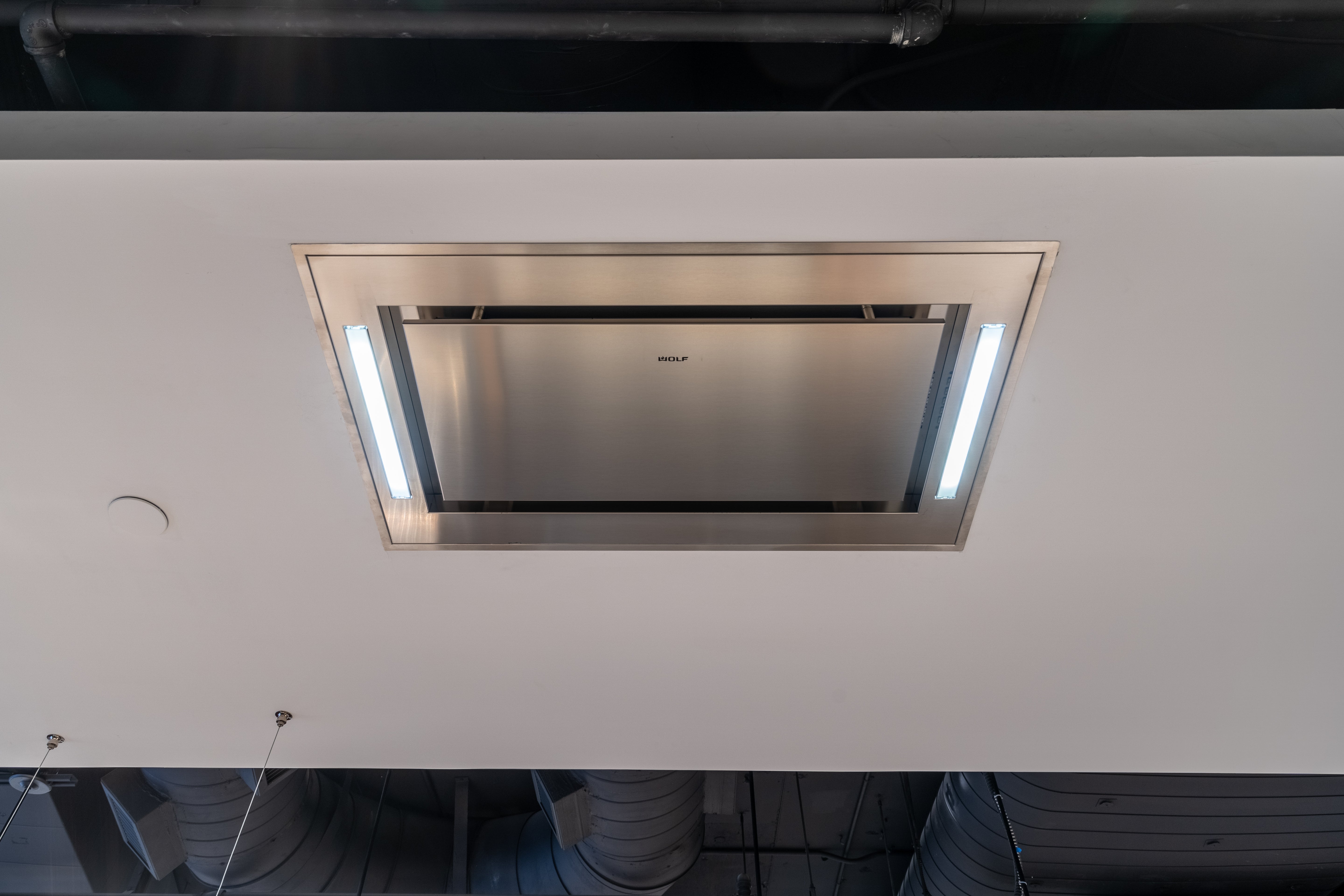 eggersmann Black & Grey Work's Glass Modern Kitchen with Sub-Zero & Wolf Appliances