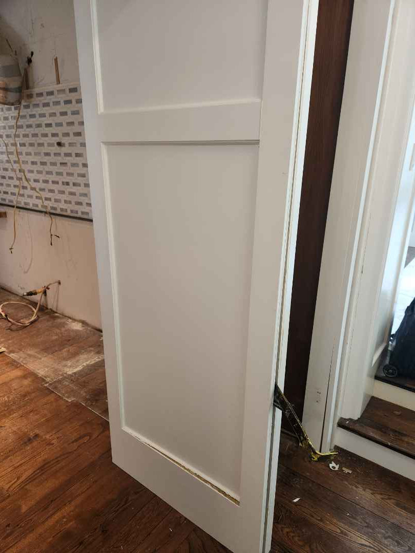 Christopher Peacock Transitional White Butler's Pantry with Marble Countertops