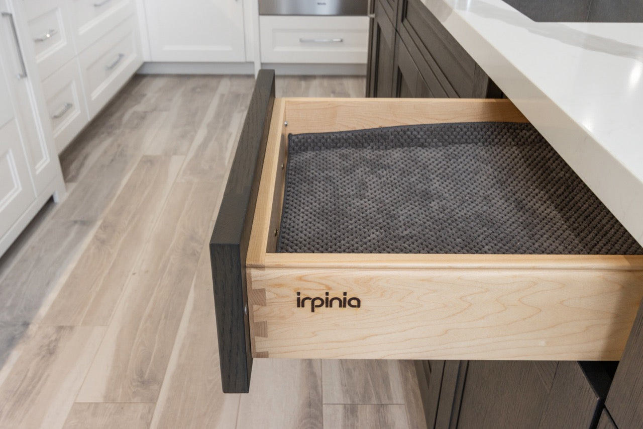 Irpinia Transitional White Kitchen | Quartz Island & Miele Appliances