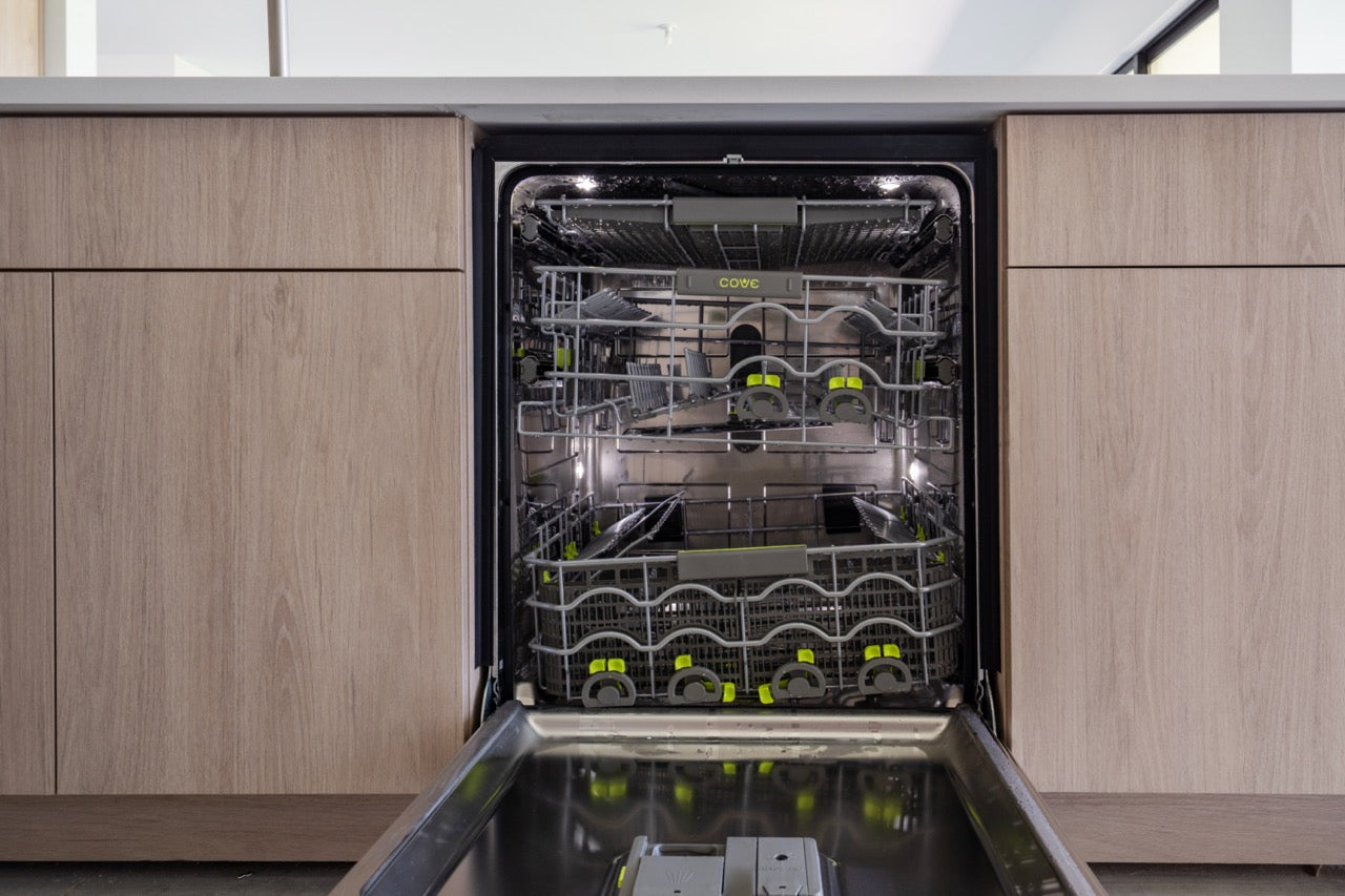 Cabico Sandy Oak Transitional Kitchen with Island & Wolf Appliances