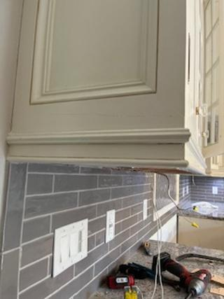 Custom Traditional Cream Kitchen with Island, Granite Countertops and 48" Range