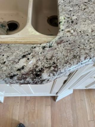 Custom Traditional Cream Kitchen with Island, Granite Countertops and 48" Range