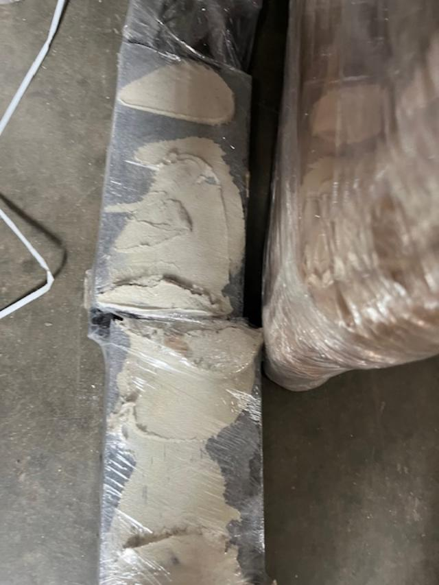 Cesar Modern Glossy White Kitchen with Black Granite Countertops & Appliances