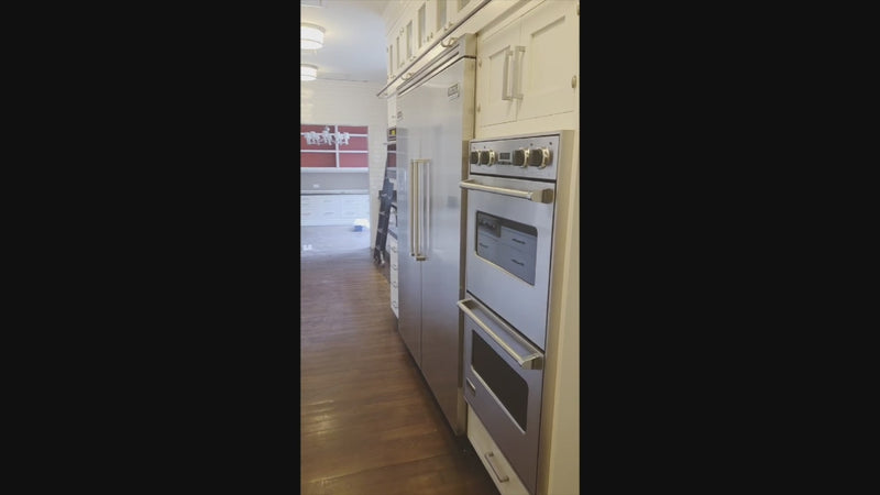 Premier Custom-Built Transitional White Kitchen with Viking Appliances