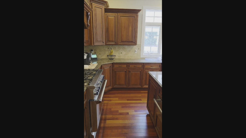 Pennville Traditional Wooden Kitchen with Granite Countertops and Thermador Appliances