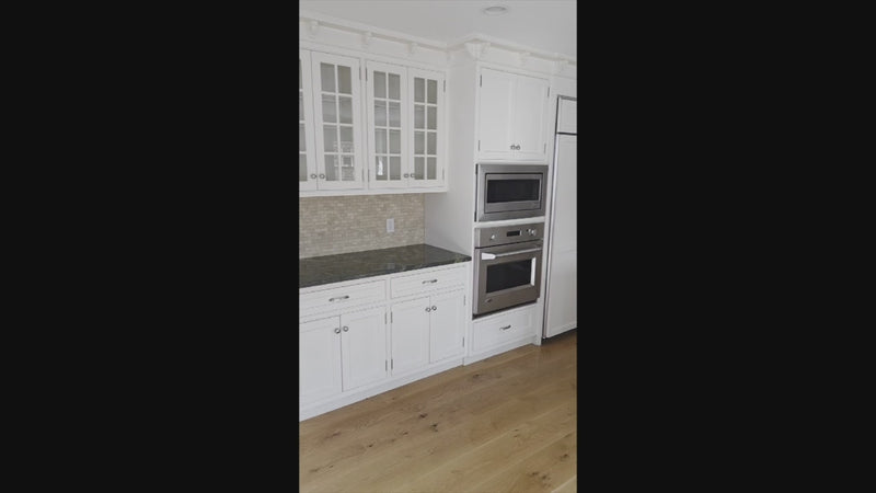 Providence custom traditional white kitchen with inset cabinetry and large island